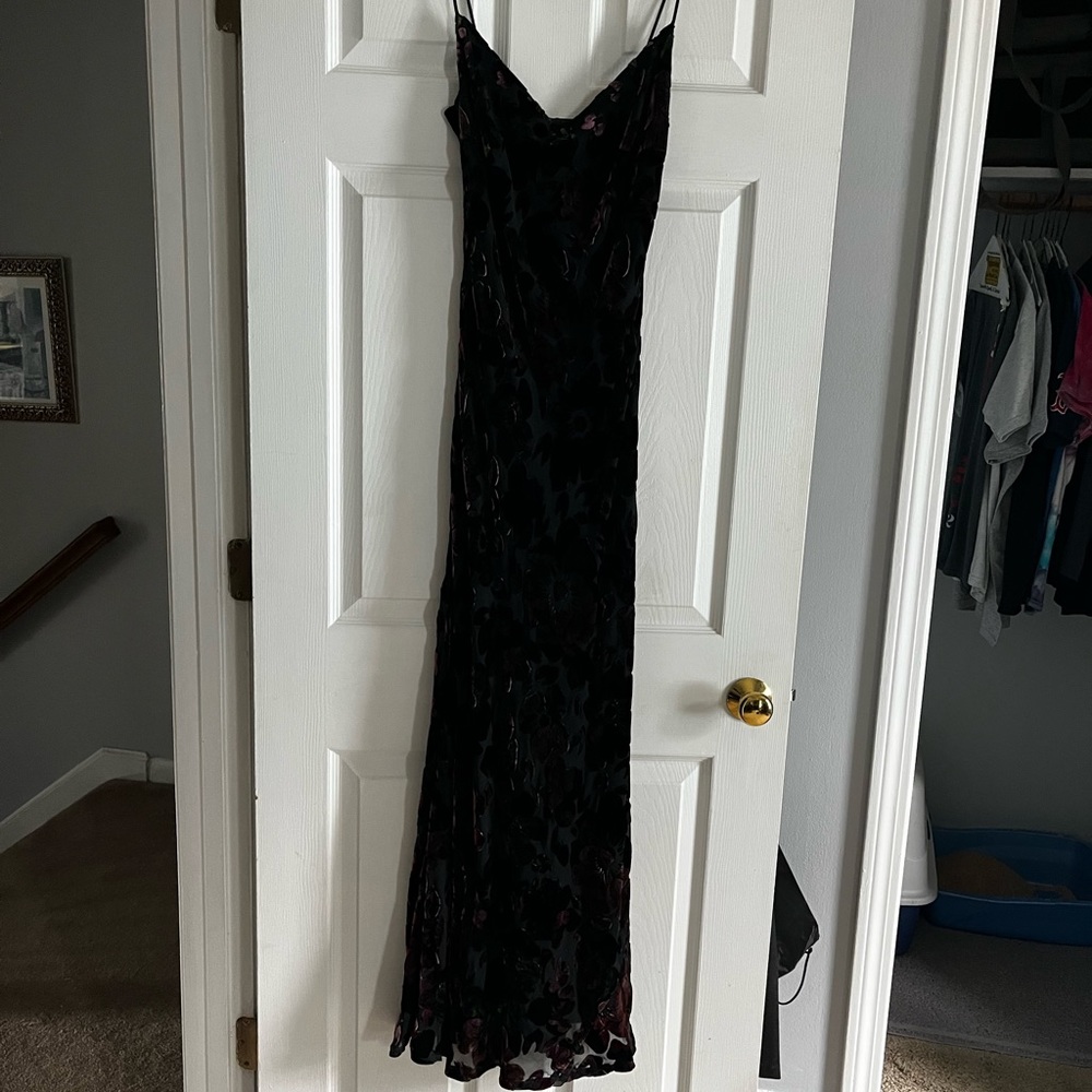 Floral Velvet dress